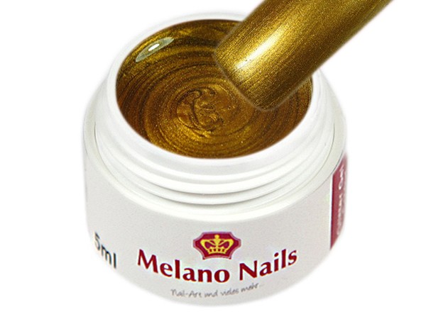Colour Metallic UV Gel Made in Germany 5ml Ice Gold