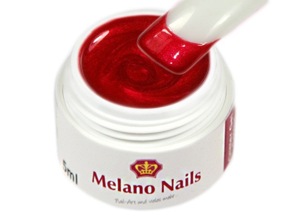 Metallic UV Gel Made in Germany 5ml Metallic Red