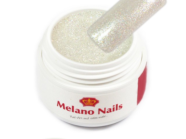 Glitter UV Gel Made in Germany 5ml Glitter White Star Gold