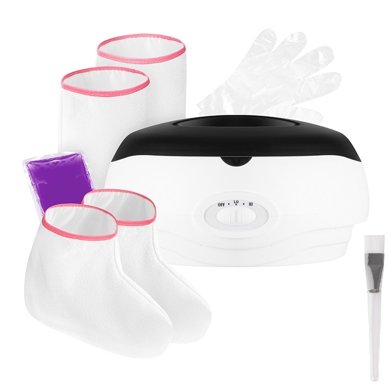 Paraffinbad Paraffinset mit viel Zubehör Paraffin Paraffinerwärmer