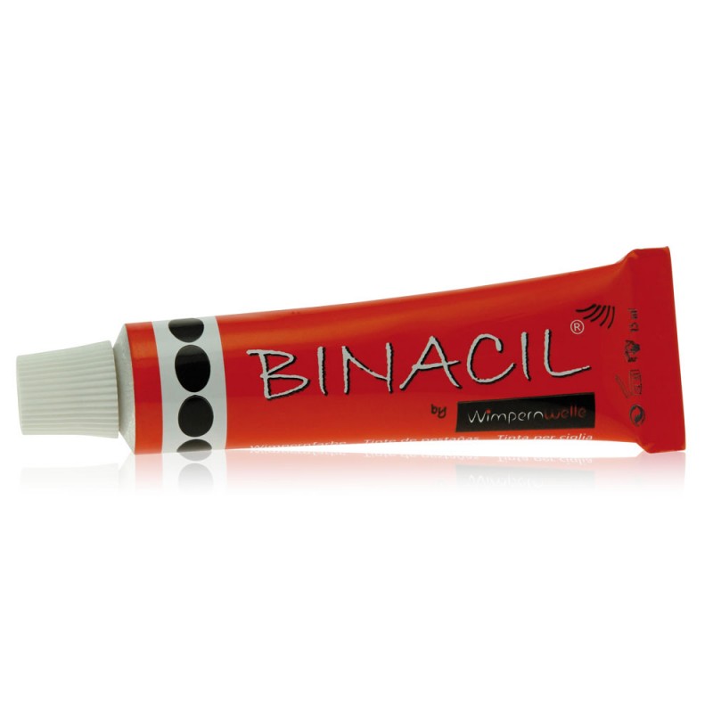 BINACIL by Wimpernwelle Wimpernfarbe Augenbrauenfarbe schwarz 15 g 11143