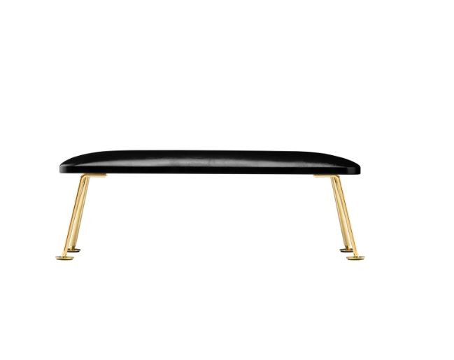 Handauflage Maniküre Nagel Armauflage Handkissen Armrest schwarz-gold 141217