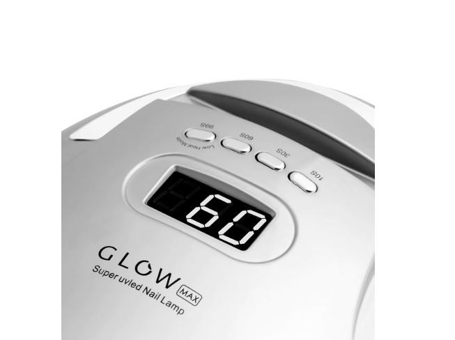 LED Nail Nägel Lampe UV Lichthärtungsgerät UV Glow F2 SP 220W silber