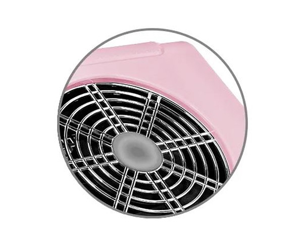 Nagelstaubsauger Staubabsaugung Nail Dust Collector Lüfter 082457 in ROSA