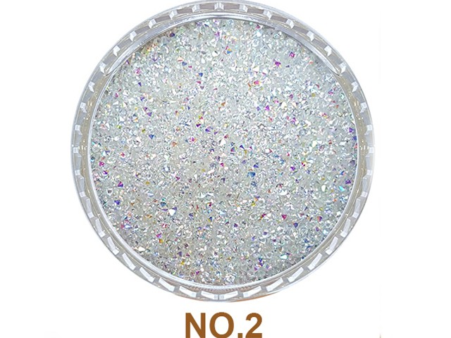 700 Straßsteine Crystal 1,1mm Doppel V Form irisierend R-165-2