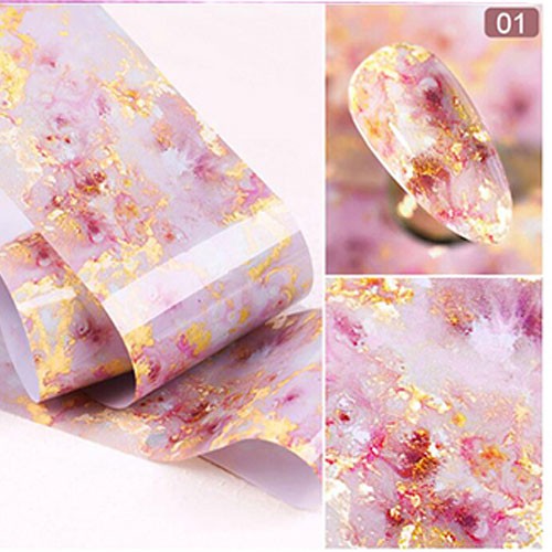 Magic Transfer Nailart Effekt Folie Marble Foil-01