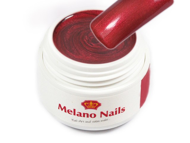Metallic UV Gel Made in Germany 5ml Metallic Brom Red