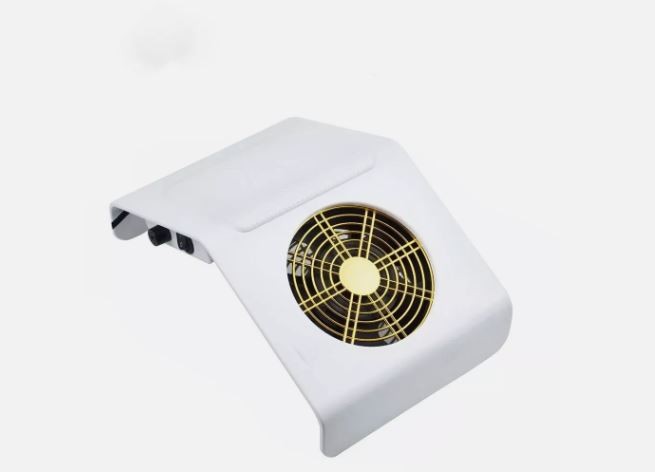 Nagelstaubsauger Staubabsaugung Nail Dust Collector Lüfter 082457 in WEISS