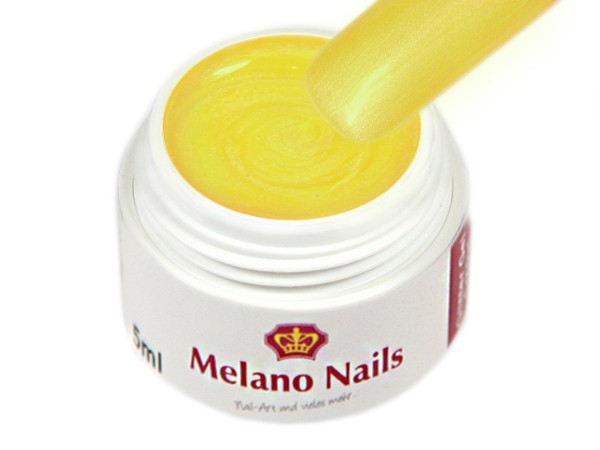 Metallic UV Gel Made in Germany 5ml Metallic Neon Yellow