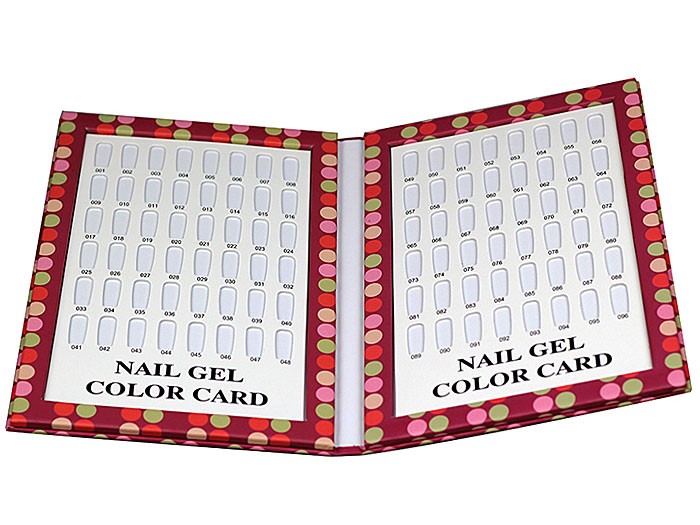 Präsentations Chart Buch Display Karte in Rot 96 Tips RNT-436