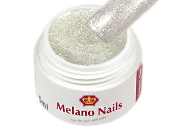 Glitter UV Gel Made in Germany 5ml White Star