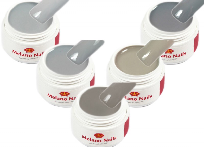 Serie Grey 5er Set je 5ml UV Gel Made in Germany Set-51