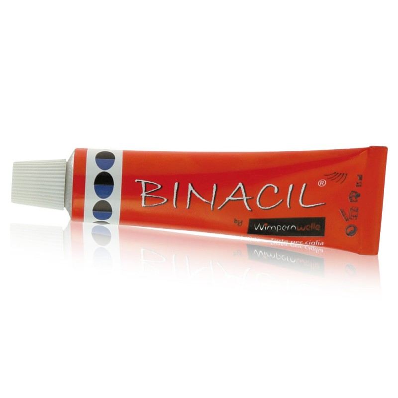 BINACIL by Wimpernwelle Wimpernfarbe Augenbrauenfarbe blau-schwarz 15 g 11142