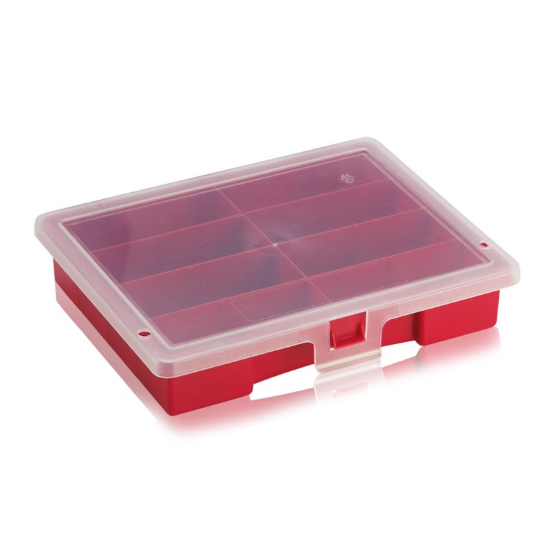 Aufbewahrungsbox Box Werkzeuge in rot Nail Art Sortimentbox 13755