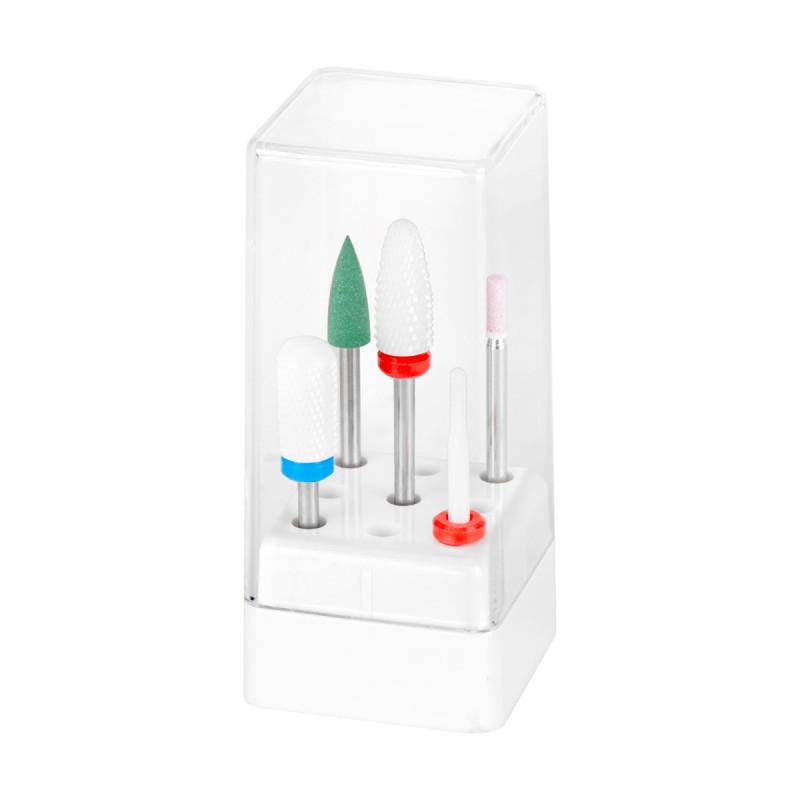 Nagel Fräser Aufsätze 5er Keramic Bits Set EXO Mani Mix 147958