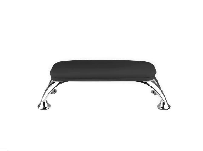 Handauflage Maniküre Nagel Armauflage Handkissen Armrest schwarz-silber 132165