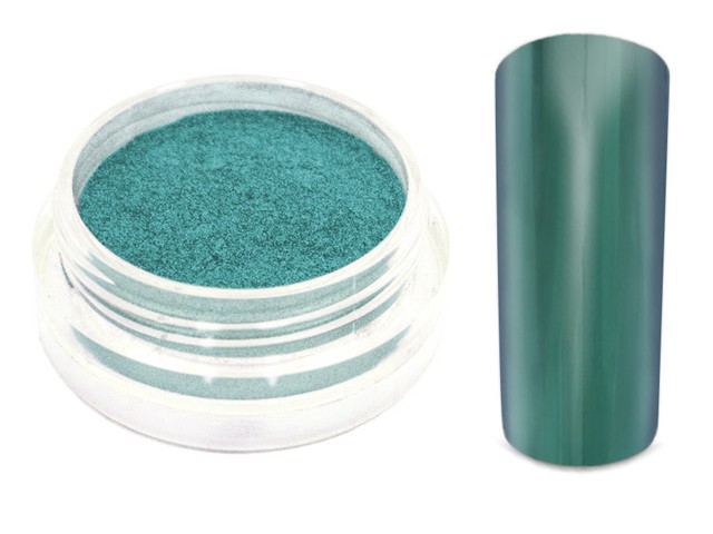 Chrom Pigment Mirror Spiegeleffekt Puder 1g Smaragd Grün-7628