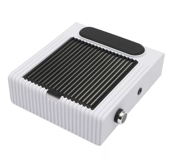 Nagelstaubsauger 80W Staubabsaugung Nail Dust Collector Lüfter in weiss