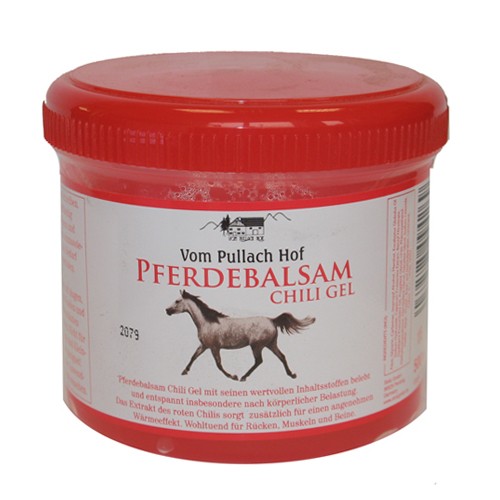 Pferdebalsam Chili 500ml Creme Gel Rücken Beine Massage Balsam 2334