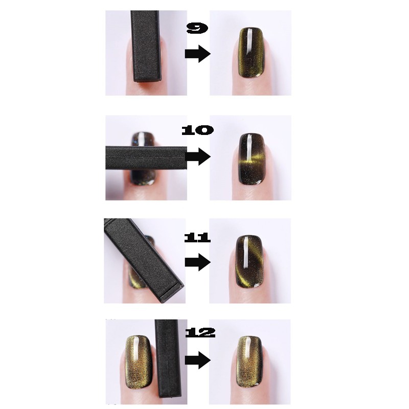 Magnet Stab 12 in 1 Design Cat Eye Effekt Magnetstift RNT-541