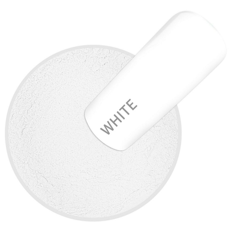 100g Acryl PUDER Powder Pulver Gilbstop weiss