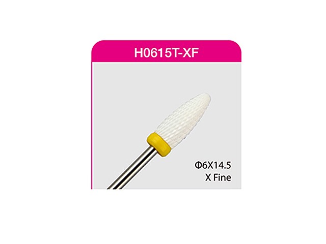 Nail Bits Keramik Bit Nagel Fräser 60 Zapfen Extra Fein H0615T-XF