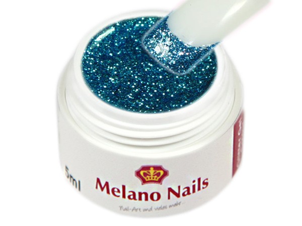 Glitter UV Gel Made in Germany 5ml Glitter Turquoise