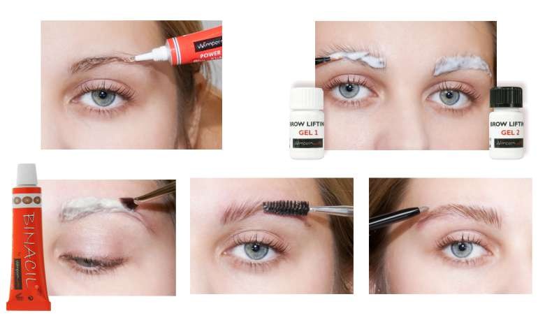 Wimpernwelle BROW Lifting Komplett Kit 15 Behandlungen Set 10520D