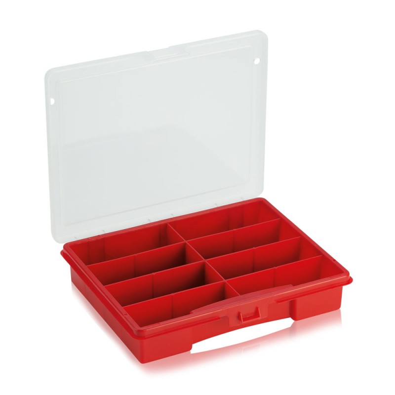 Aufbewahrungsbox Box Werkzeuge in rot Nail Art Sortimentbox 13755