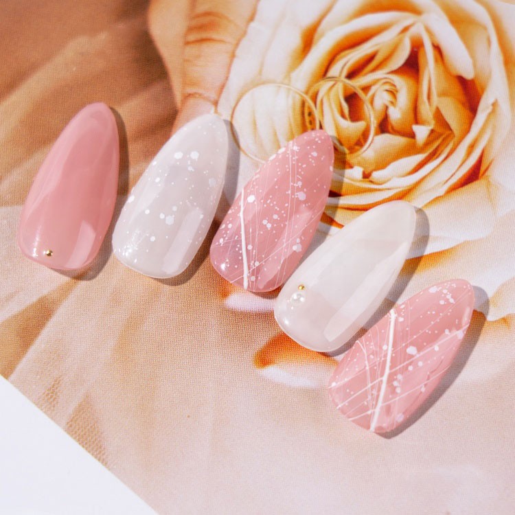 Egg Shell Finish Gel Longlife UV Lack Nail Art Gel 12ml White Matt C773