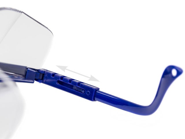 Schutzbrille Arbeitsschutzbrille Laborbrille kratzfest verstellbar H-16