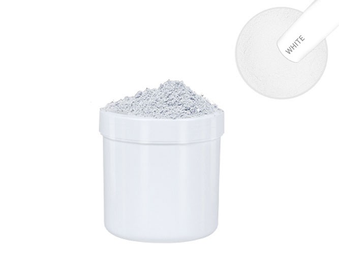 500g Acryl PUDER Powder Pulver Gilbstop weiss