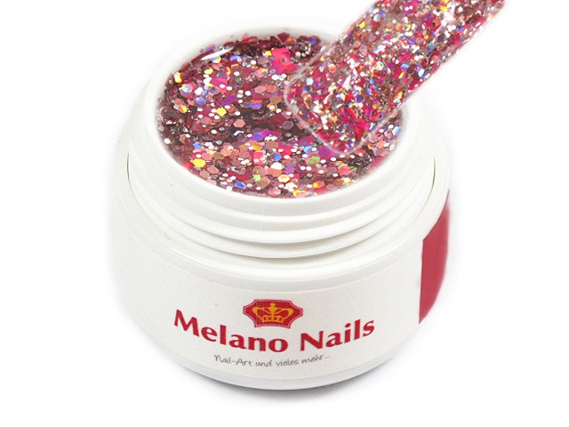 Big Extreme Glitter UV Gel Made in Germany 5ml Extreme Pink Lady