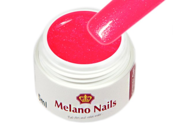 Metallic UV Gel Made in Germany 5ml Metallic Neon Red FGGN 46