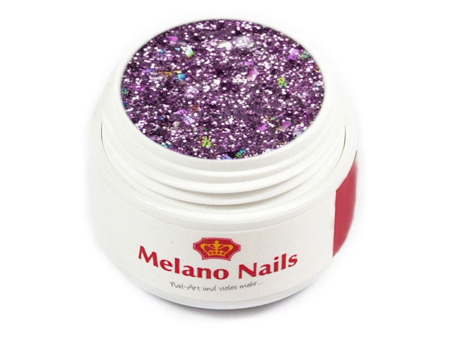 Glittter UV Gel Made in Germany 5ml Blockbuster Purple Fiction