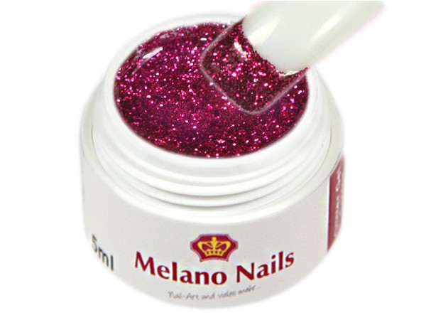 Glitter UV Gel Made in Germany 5ml Glitter Fuchsia