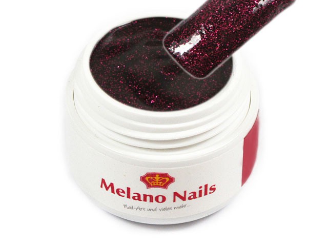 Glitter UV Gel Made in Germany 5ml Black Star Pink