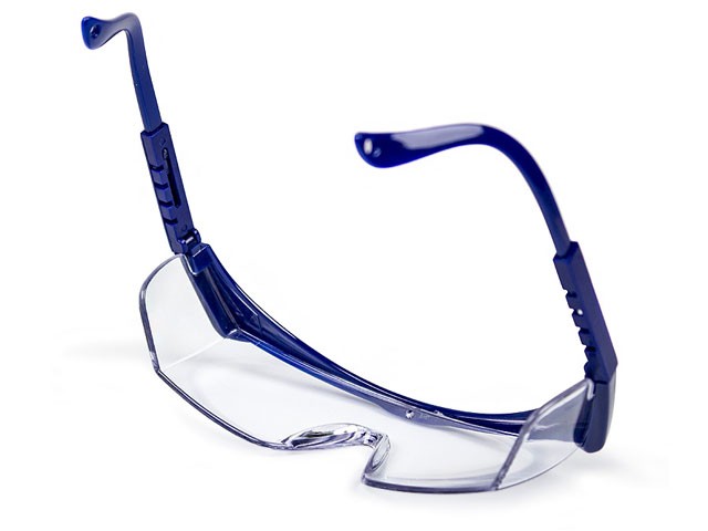 Schutzbrille Arbeitsschutzbrille Laborbrille kratzfest verstellbar H-16