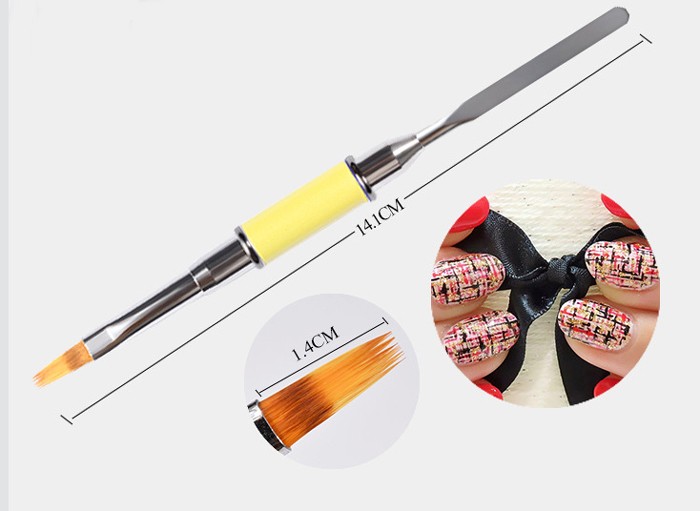 Nail Art Pinsel für Ombre Babyboomer Kammpinsel TZB65-6