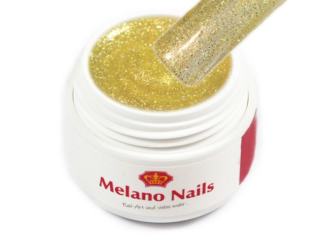 Glitter UV Gel Made in Germany 5ml Glitter Rainbow Gold