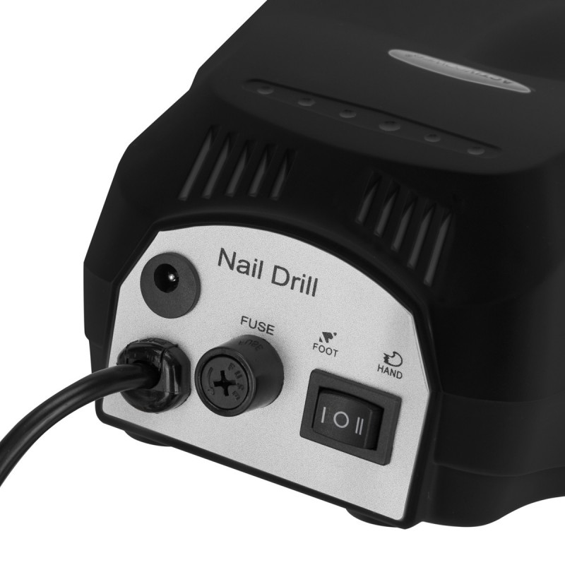 Fräser Maniküre Nail Drill Schleifer Gerät mit Bits Zubehör J202 schwarz 65W