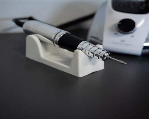 Fräser Maniküre Nail Schleifer Gerät mit Bits Zubehör in silber 21252