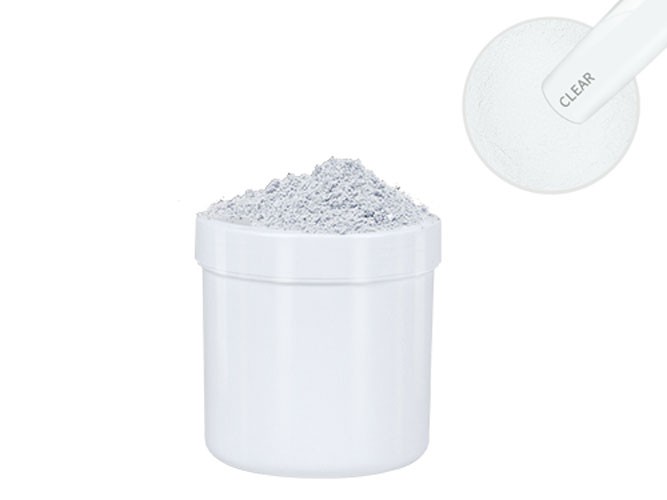 100g Acryl PUDER Powder Pulver Gilbstop weiss