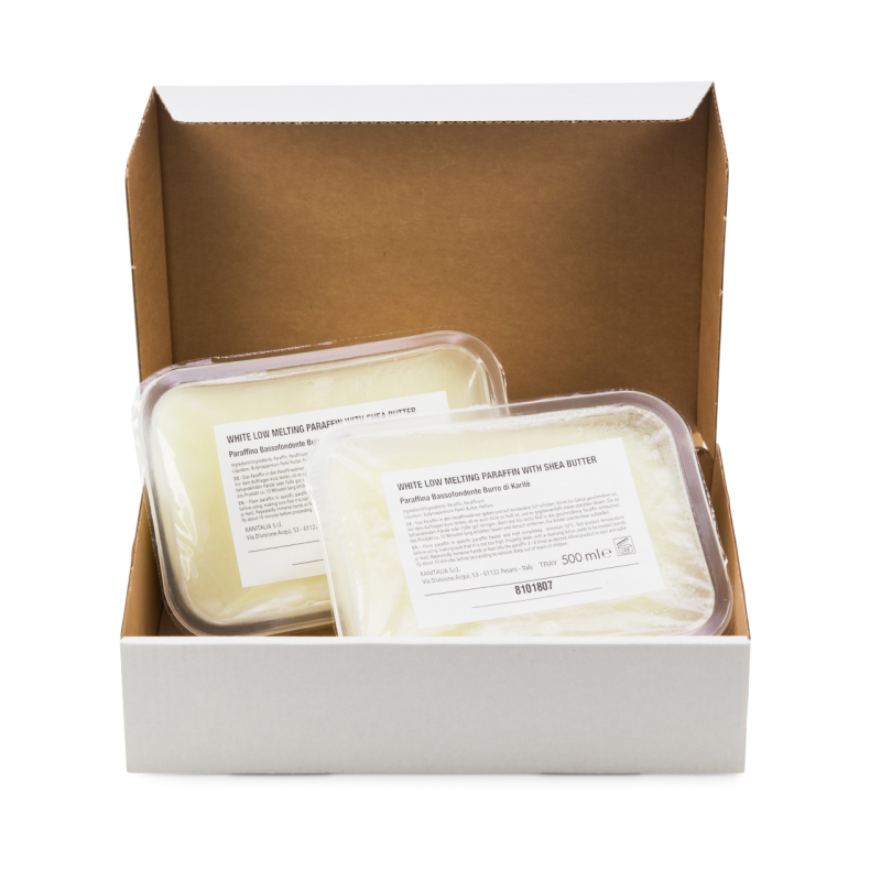 2 x 500ml Paraffin Paraffinbad Wachs Neutral Doppelpack