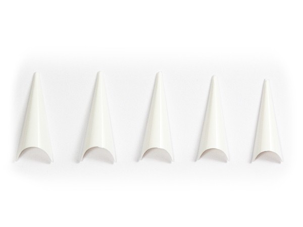 500 French Tips STILETTO in Weiß französische Form RNTIP-63-W