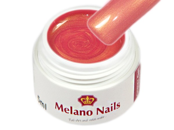 Metallic UV Gel Made in Germany 5ml Metallic Salmon Gold