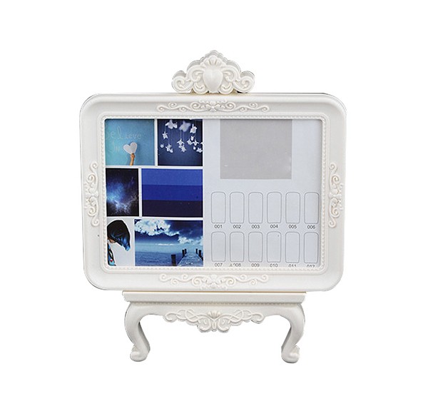 Präsentations Chart Tips Nail Display Ständer weiss RNT-504