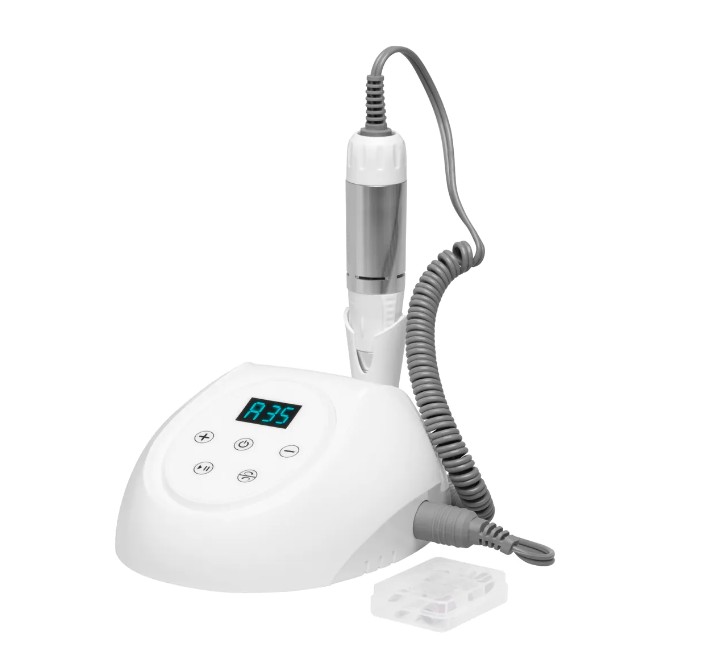 Fräser Maniküre Nail Drill Schleifer Gerät mit Bits Zubehör N20 weiss