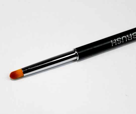 Doppel Gel gerundet und Puder Pinsel in schwarz RAB-08