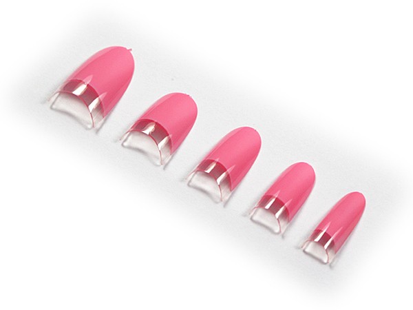 100 TIPS Künstliche Smile KURZ FRENCH ROSA RNTIP-020-04
